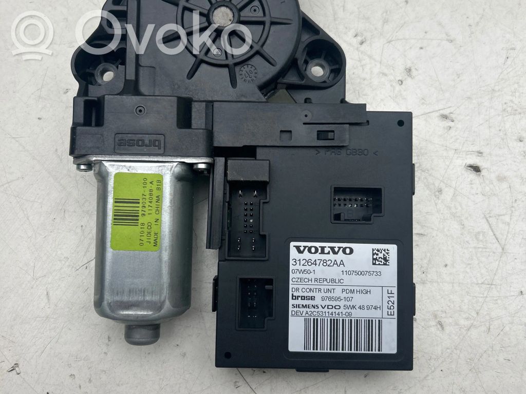 Volvo C30 Moteur de lève-vitre de porte avant 
