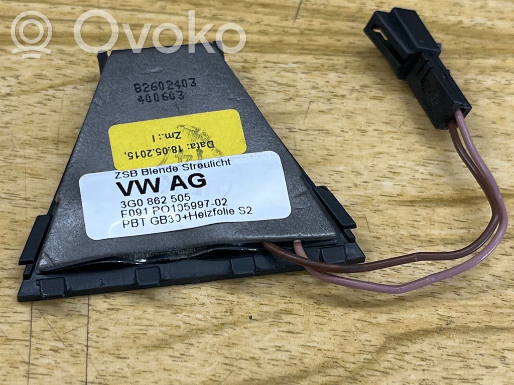 Volkswagen PASSAT B8 Sensor de luz solar 