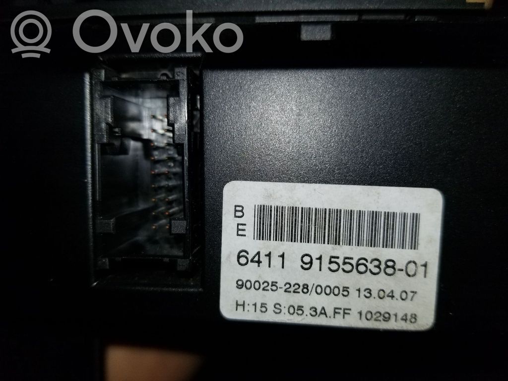 BMW 5 E60 E61 Climate control unit 