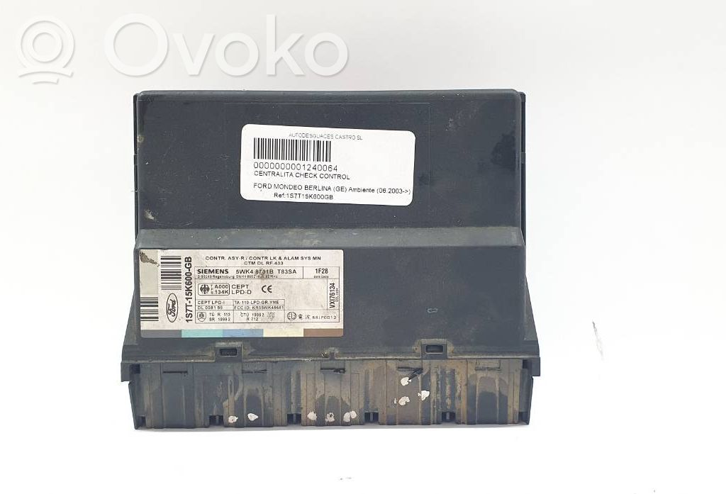Ford Mondeo Mk III Inne komputery / moduły / sterowniki
