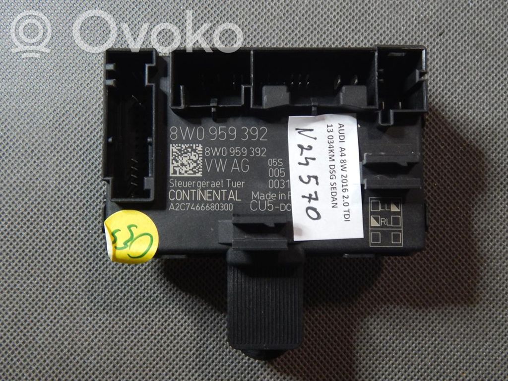 Audi A4 S4 B9 Door control unit/module 