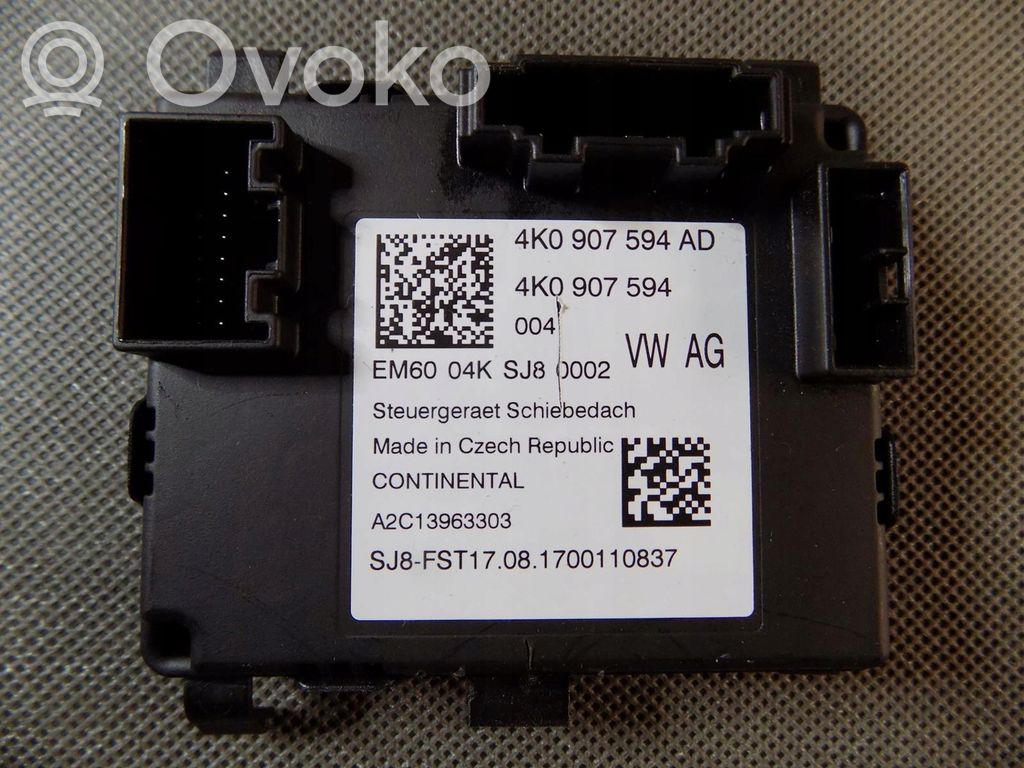 Door control unit/module   4K0907594AD