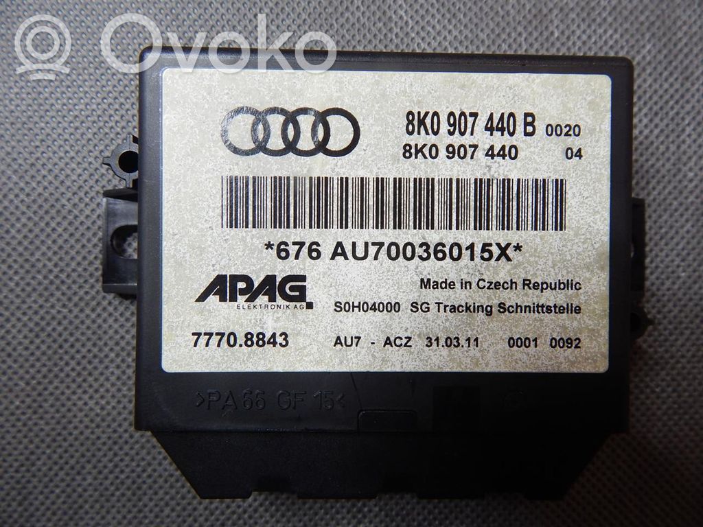 Audi A5 8T 8F Other control units/modules 