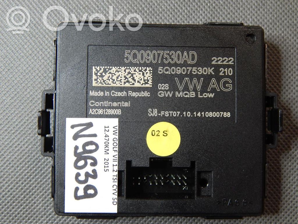 Volkswagen Golf VII Módulo de control Gateway 