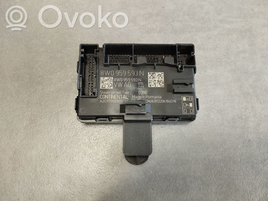 Audi A4 S4 B9 8W Unidad de control/módulo de la puerta 