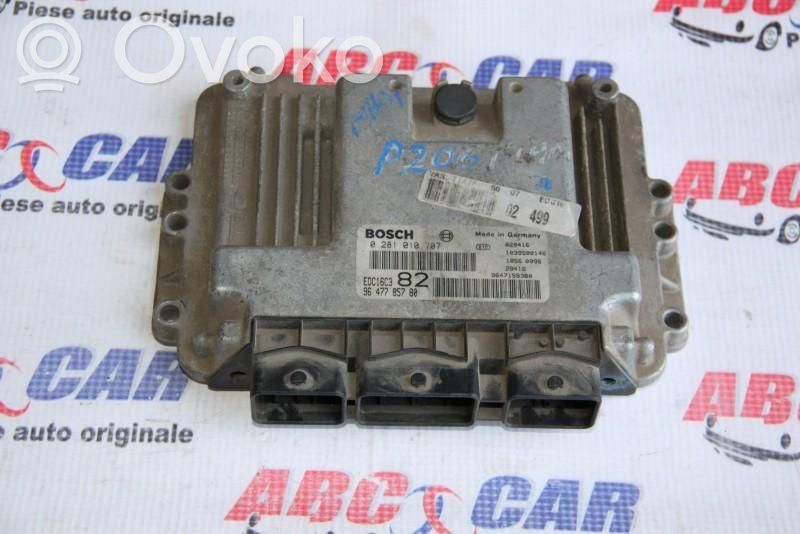 Engine control unit/module ECU   0281010707,9647785780