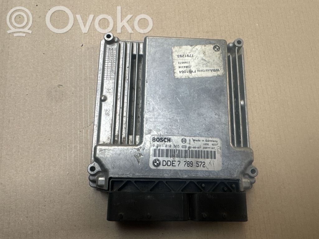 Engine control unit/module   0281010565,7789572