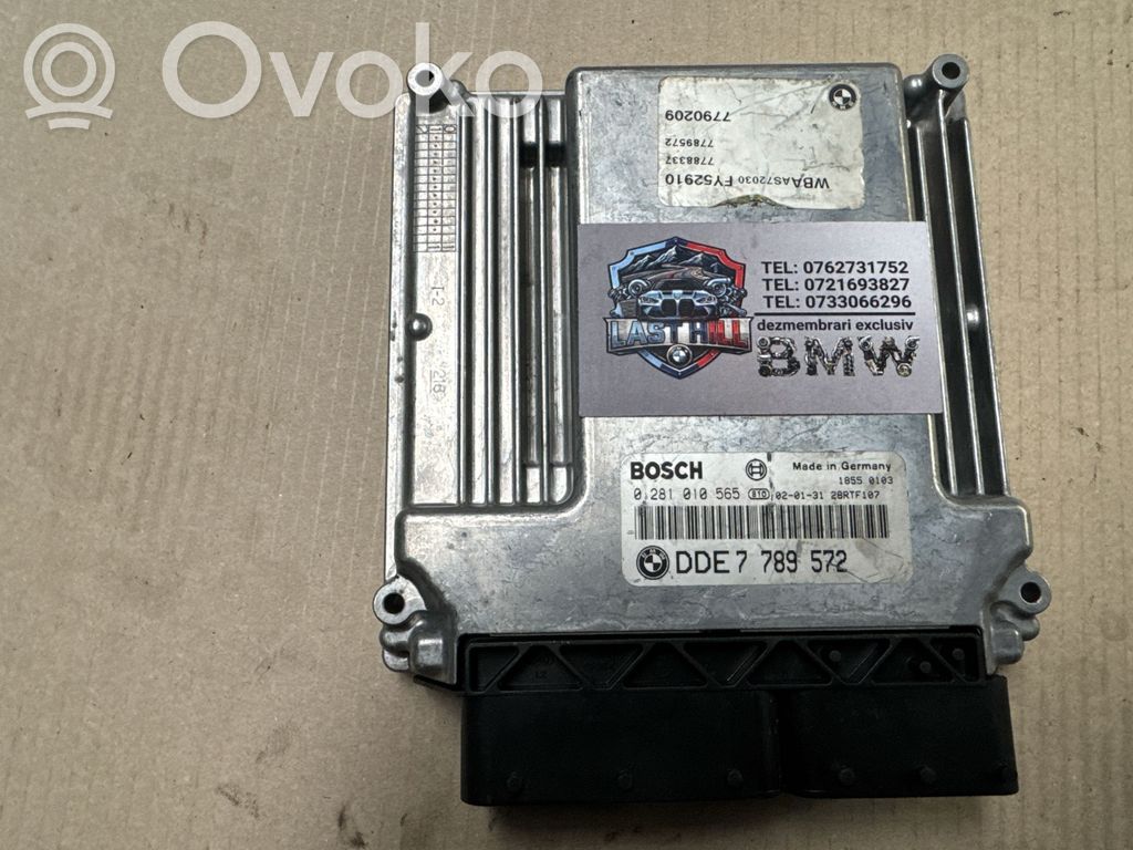 Engine control unit/module   0281010565,28RTF107,7789572