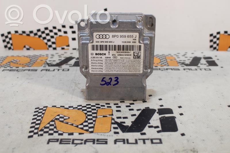 Airbag control unit/module   8P0959655J,0285010148,8P0959655J
