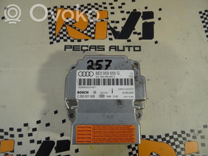 Airbag control unit/module   8E0959655G,0285001668,8E0959655G
