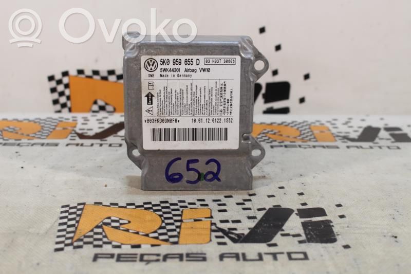 Airbag control unit/module   5K0959655D,5K0959655D,5WK44301