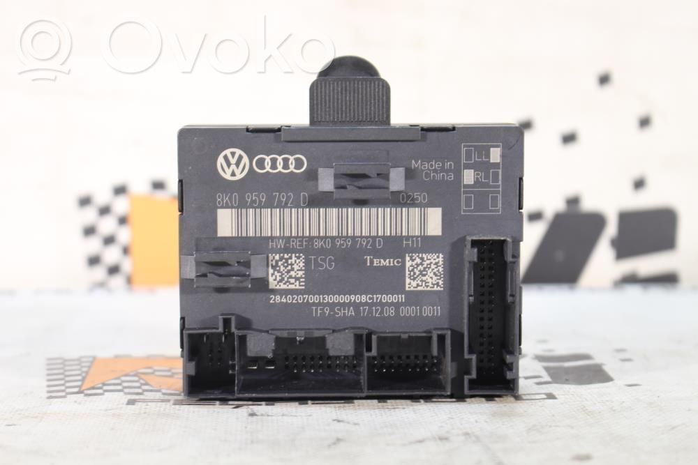 Sonstige Steuergeräte / Module   8K0959792D,A58T,A6C6,AUDIA4B8,Q58R