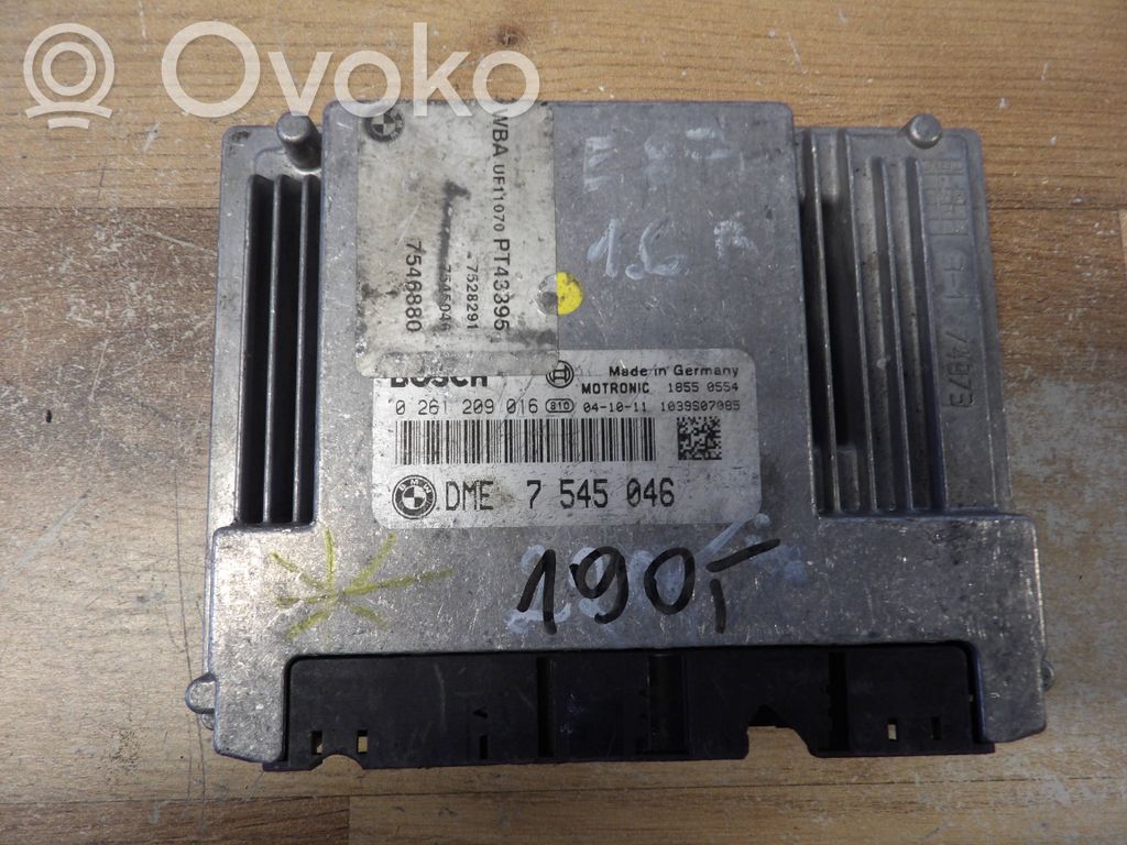 BMW 1 E81 E87 Engine control unit/module 