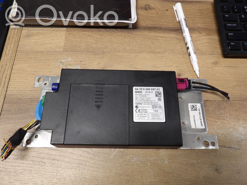 BMW 5 F10 F11 Moduł / Sterownik Bluetooth 