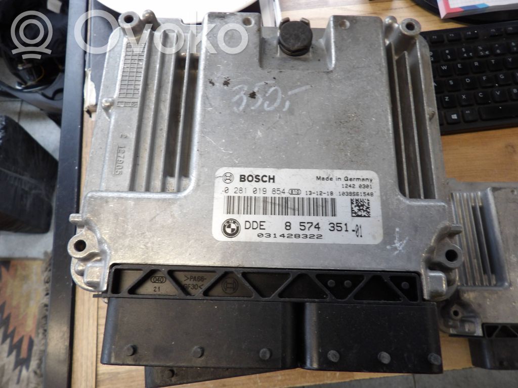 BMW X1 E84 Unité de commande, module ECU de moteur 