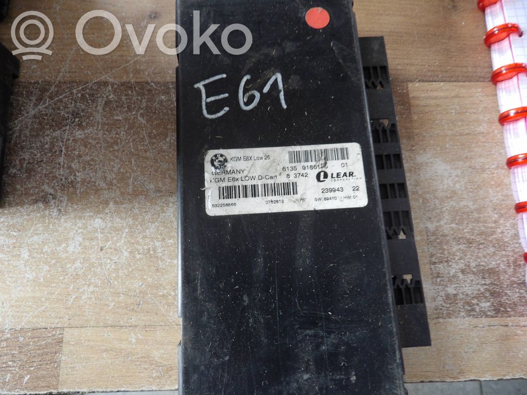 BMW 5 E60 E61 Moduł sterowania Gateway 