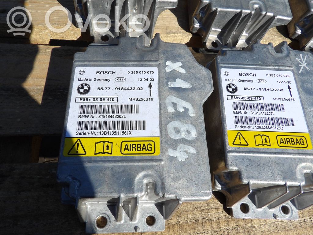 Module de contrôle airbag   9184432,0285010070,31918443202L,MRSZ5CV16