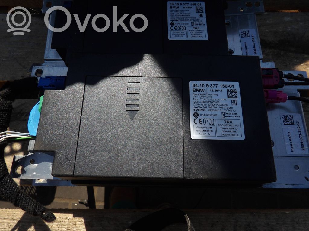 BMW 3 F30 F35 F31 Moduł / Sterownik Bluetooth 