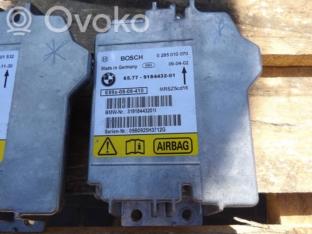 Airbag control unit/module   9184432,0285010070,MRSZ5CW16,31918443201L
