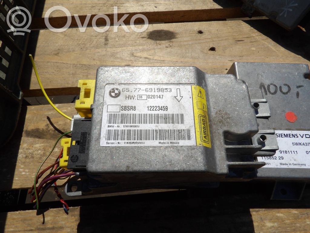 BMW 7 E65 E66 Airbag control unit/module 