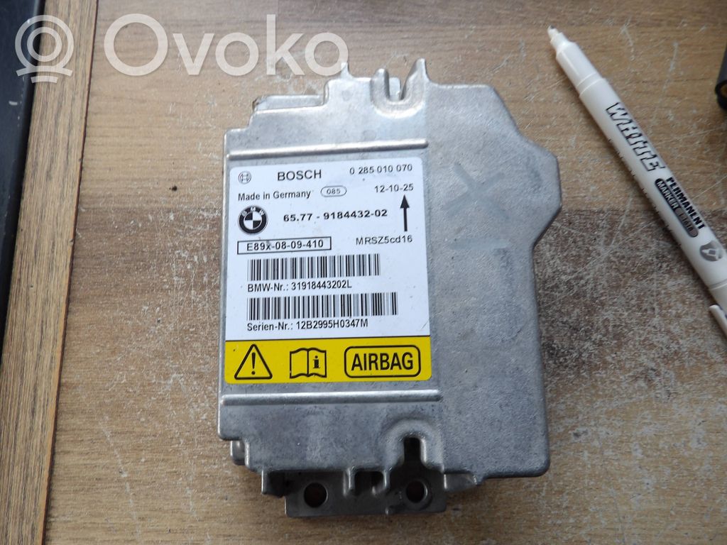 Airbag control unit/module   9184432,0285010070,31918443202L,MRSZ5CW16