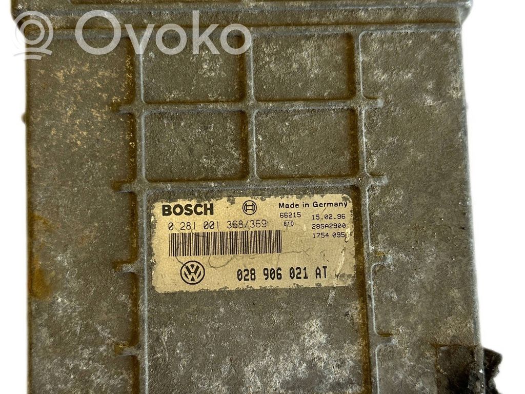 Moottorin ohjainlaite/moduuli   0281001368,028906021AT