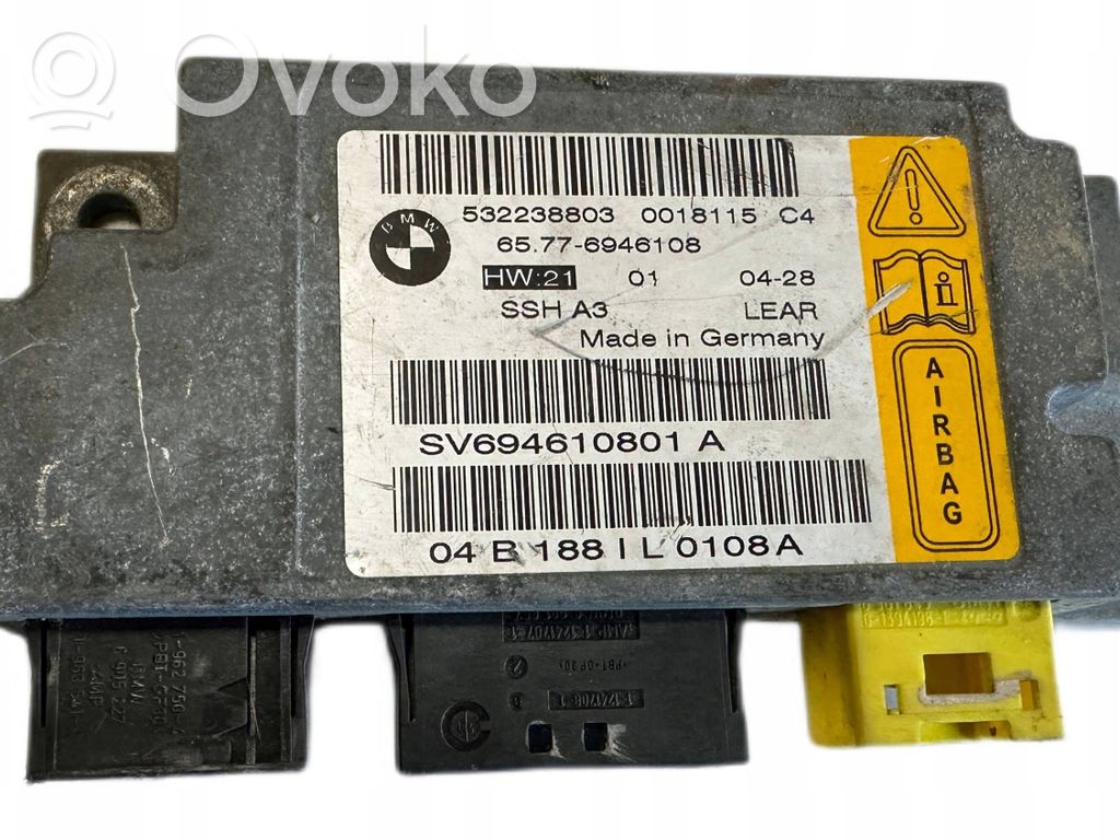 BMW 7 E65 E66 Unitate/modul de comandă airbaguri 