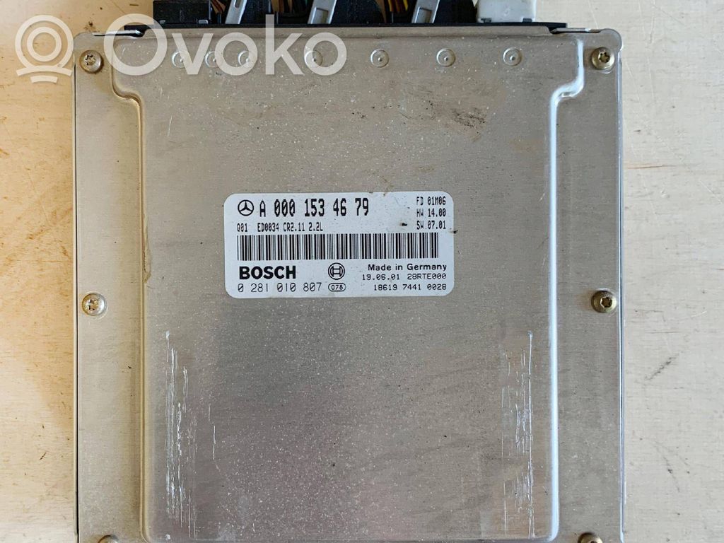 Engine control unit/module   A0001534679,0281010807