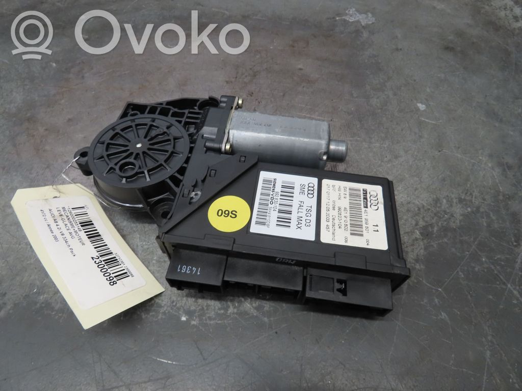 Audi A8 S8 D3 4E Front door window regulator with motor 