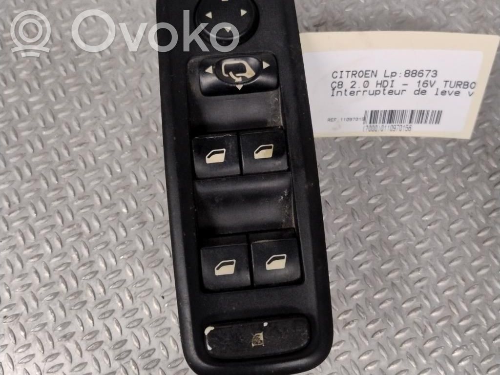 Citroen C8 Electric window control switch 