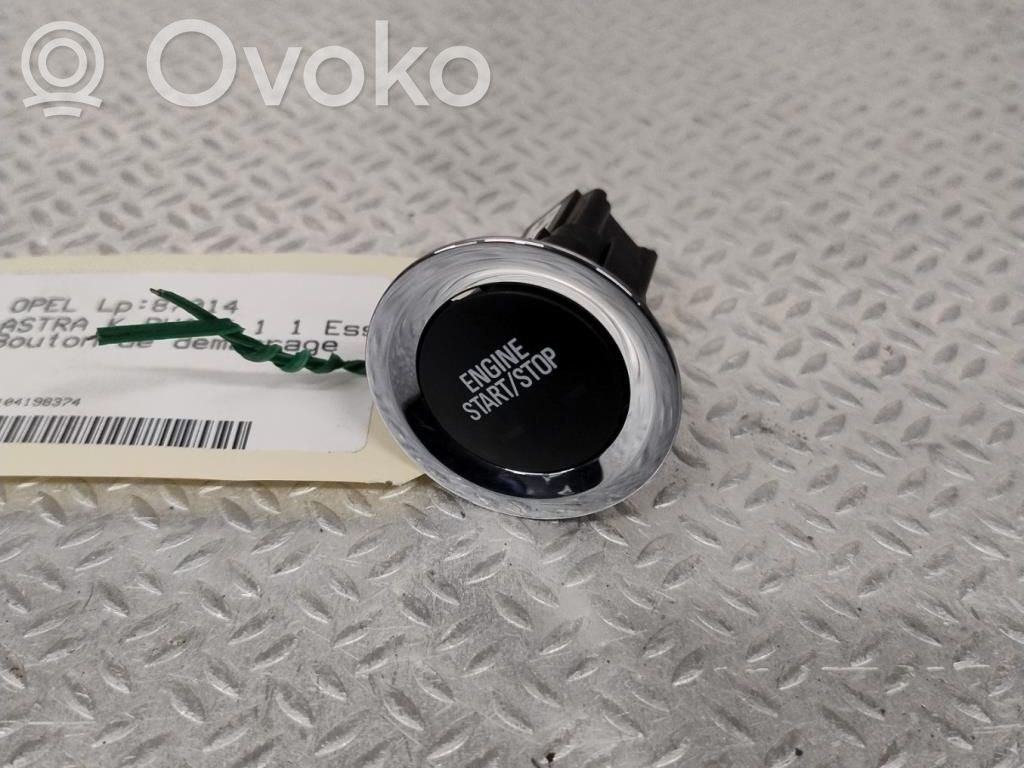 Opel Astra K Engine start stop button switch 