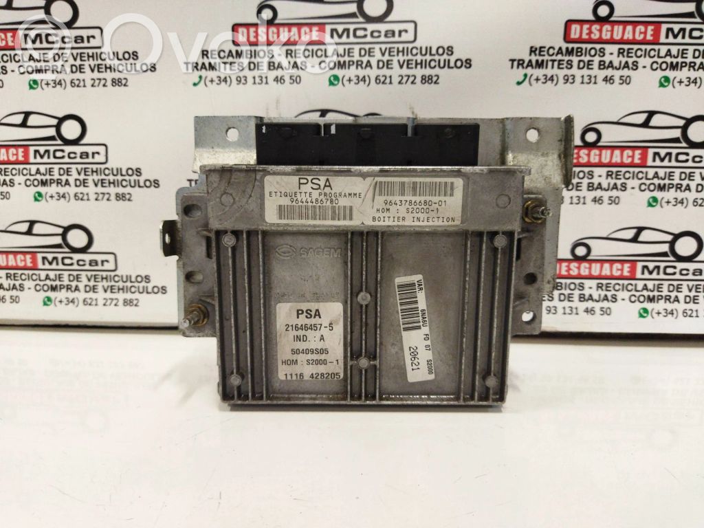 Citroen Xsara Picasso Engine control unit/module 