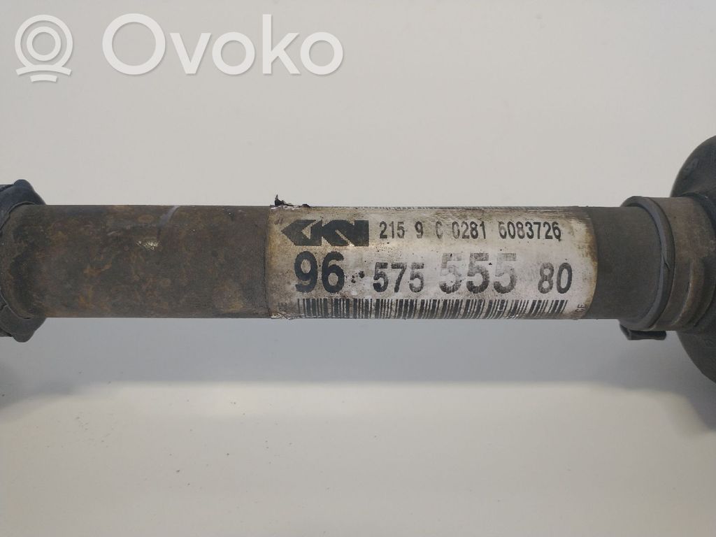 Eje de transmisión delantero   9657555580,6083726