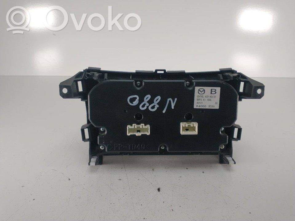 Mazda 3 II Gaisa kondicioniera / klimata kontroles / salona apsildes vadības bloks (salonā) 