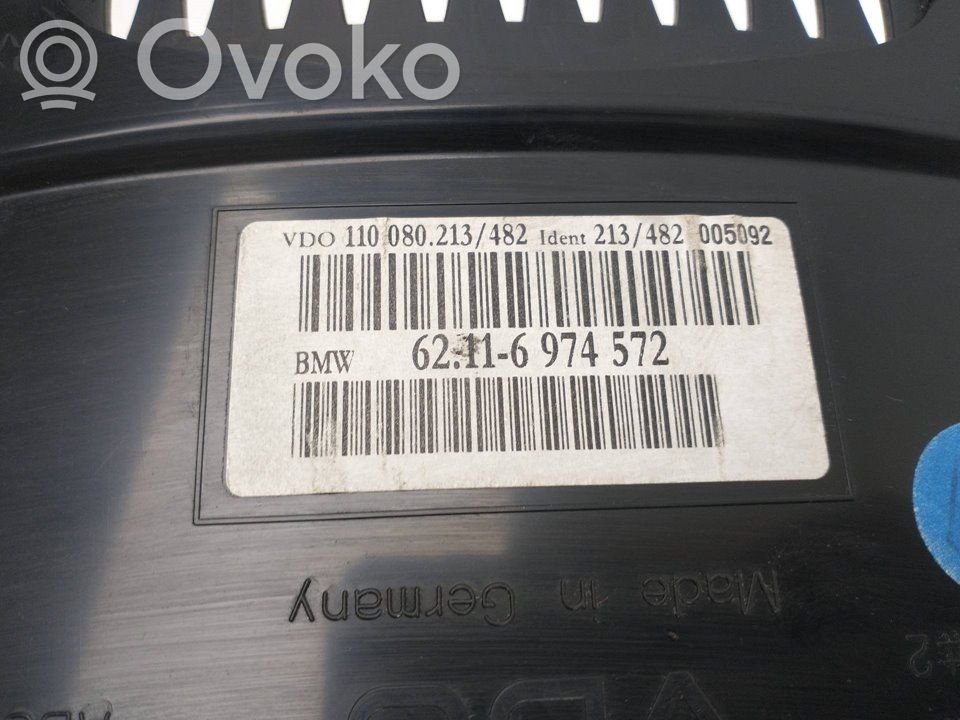 BMW 5 E60 E61 Spidometrs (instrumentu panelī) 