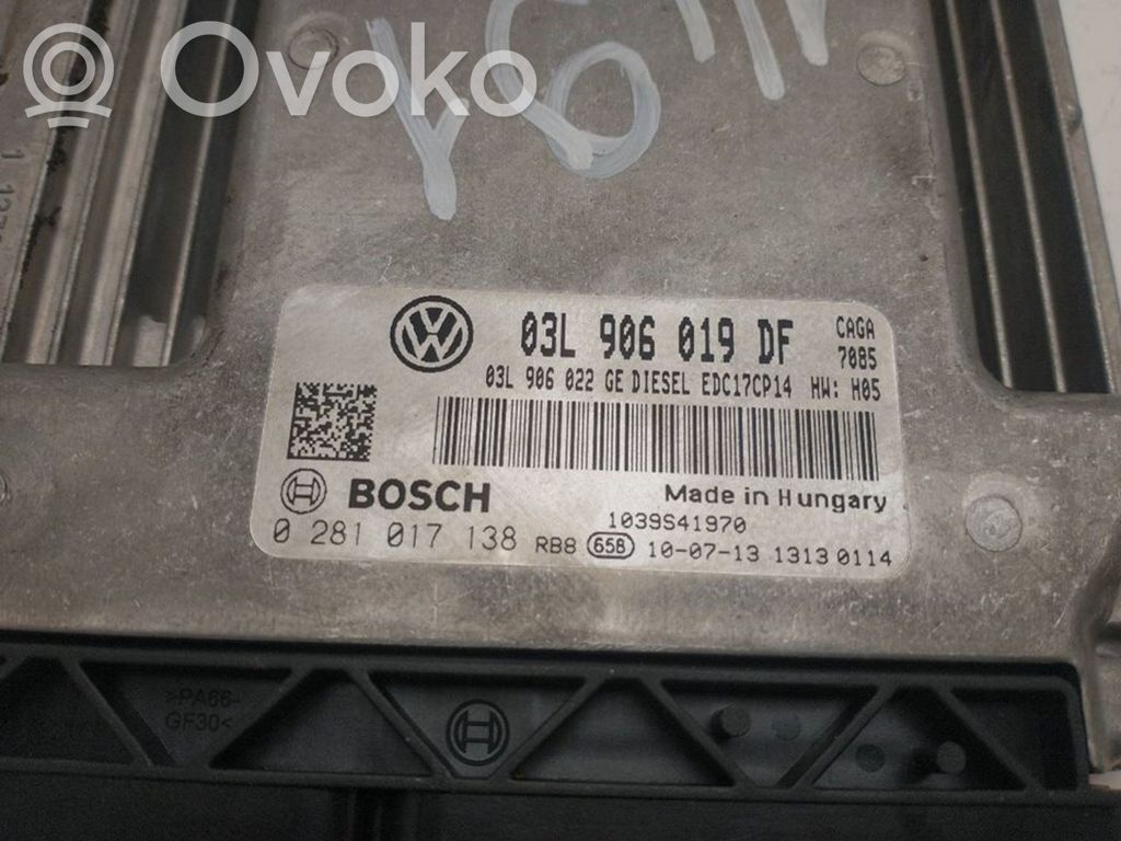 Unidad de control/módulo del motor   03L906019DF