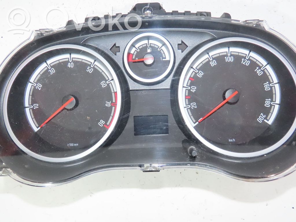 Opel Corsa D Tachimetro (quadro strumenti) 