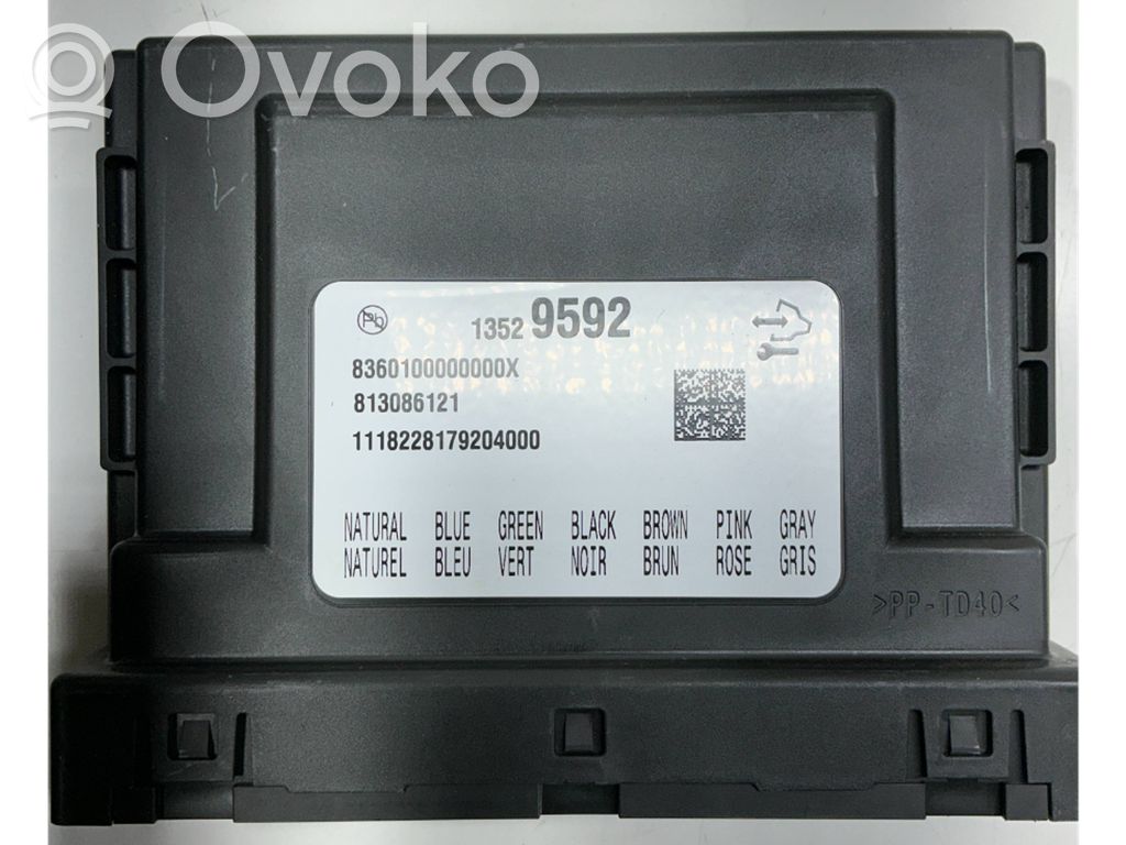 Central body control module   813086121,13529592,8360100000000X,1118228179204000