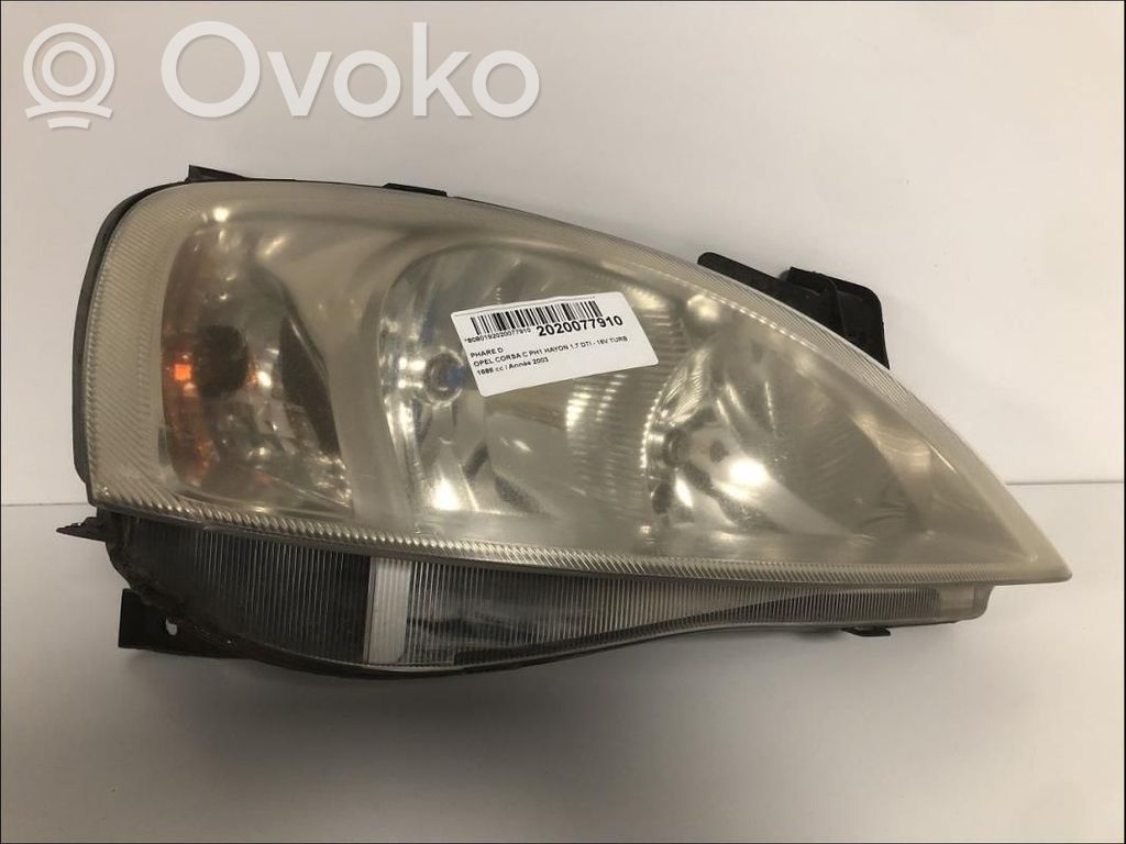 Opel Corsa C Phare frontale 