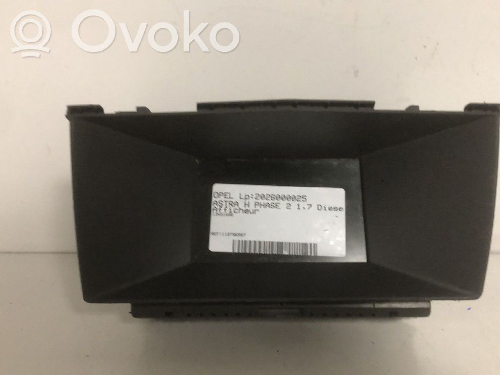 Opel Astra H Monitor/display/piccolo schermo 