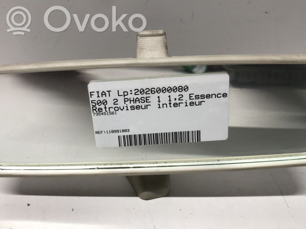 Fiat 500 Espejo retrovisor (interior) 