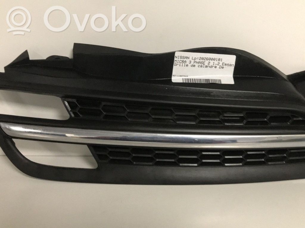 Nissan Micra Front bumper upper radiator grill 