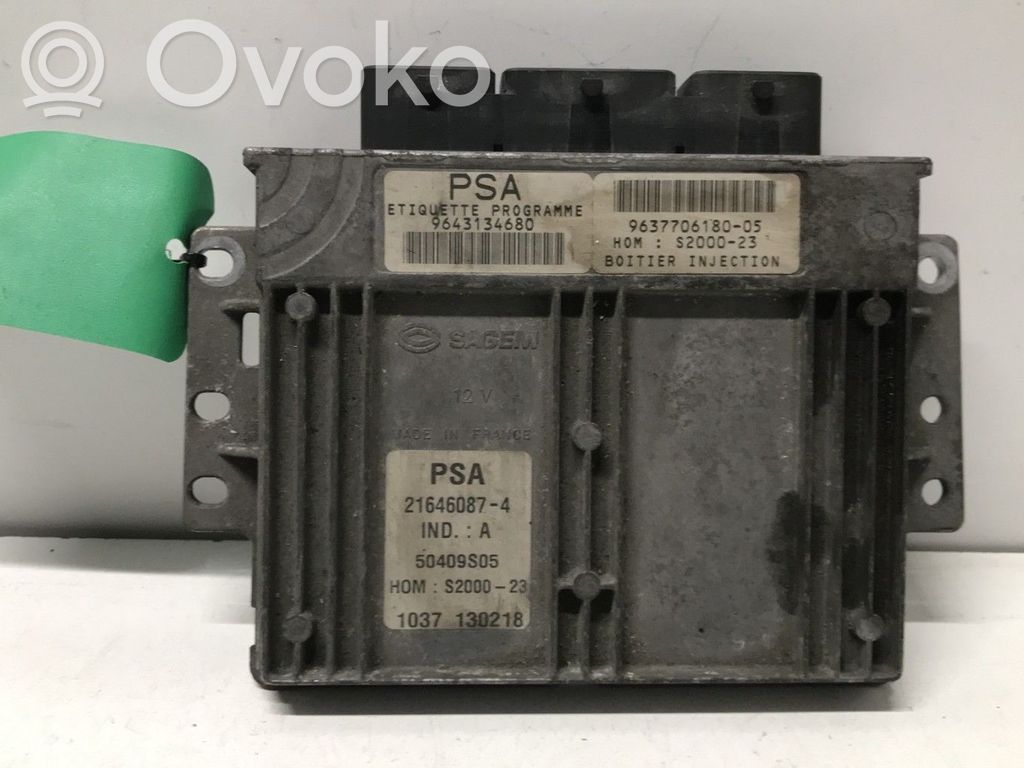Peugeot 206 Engine control unit/module 