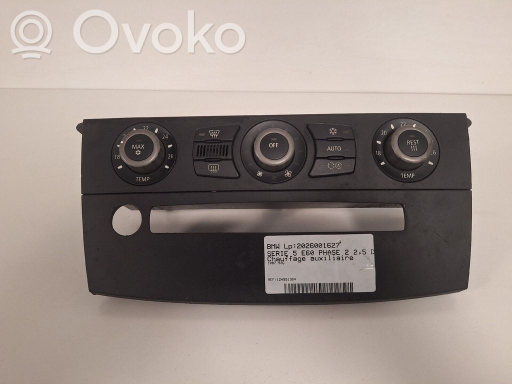 BMW 5 E60 E61 Autonomā apsilde ("Webasto") 