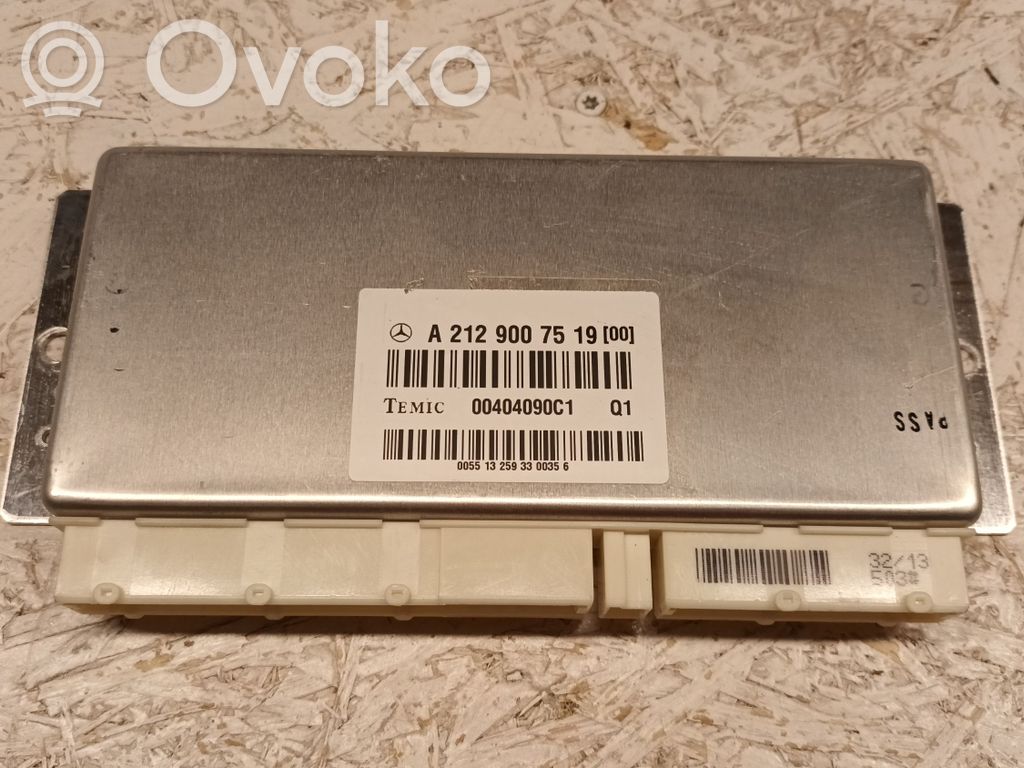 Module de commande suspension   A2129007519