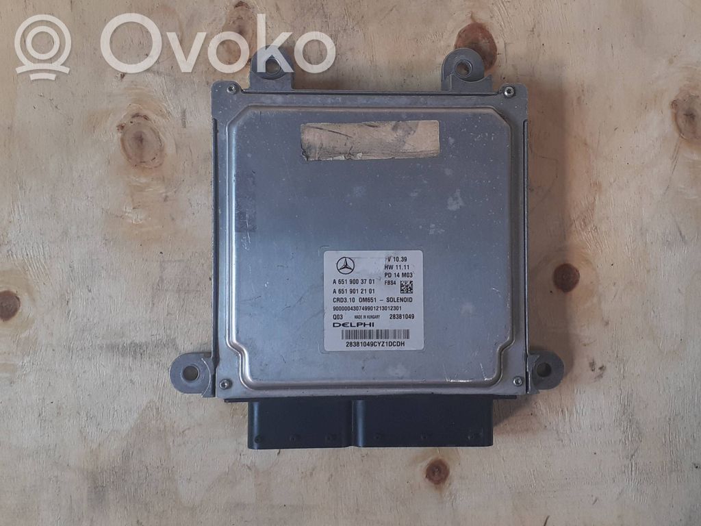 Engine control unit/module ECU   A6519003701MERC,A6519003701