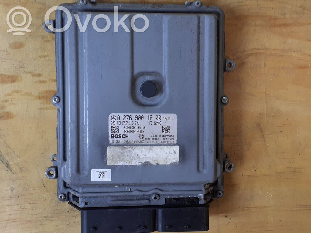 Mercedes-Benz E C207 W207 Komputer / Sterownik ECU silnika 