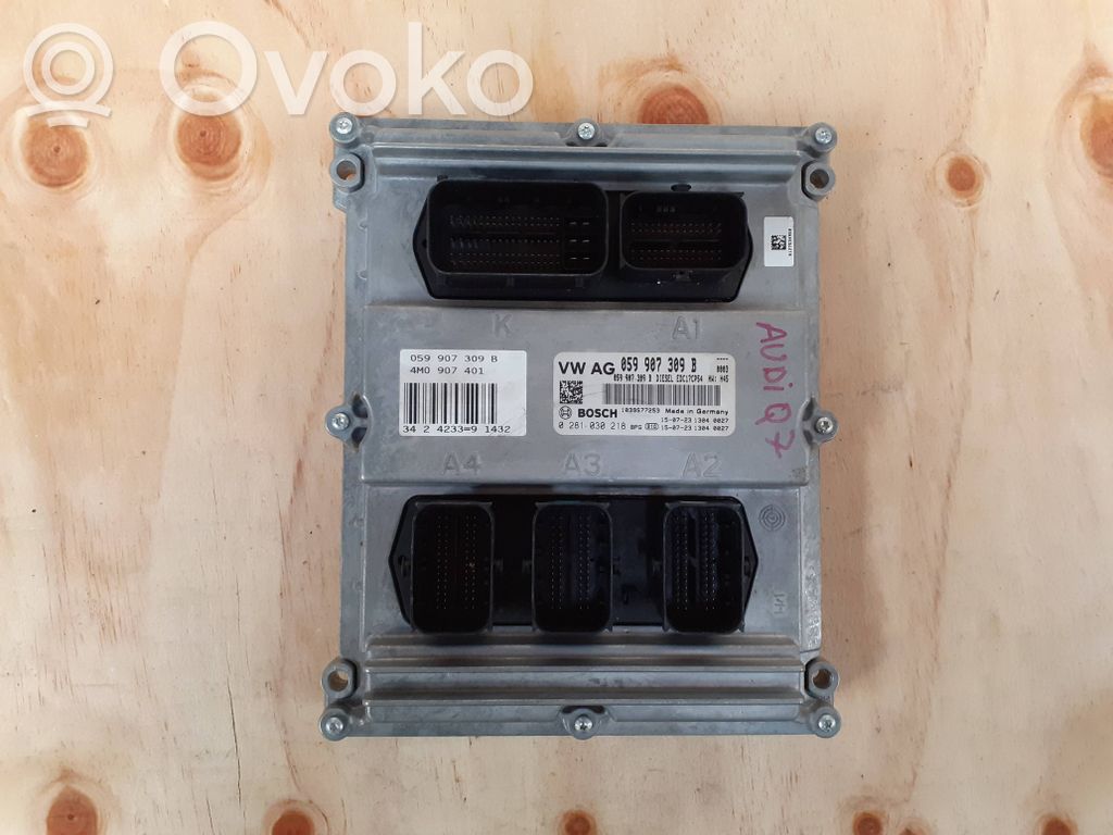 Engine control unit/module ECU   059907309BAUDI,059907309B