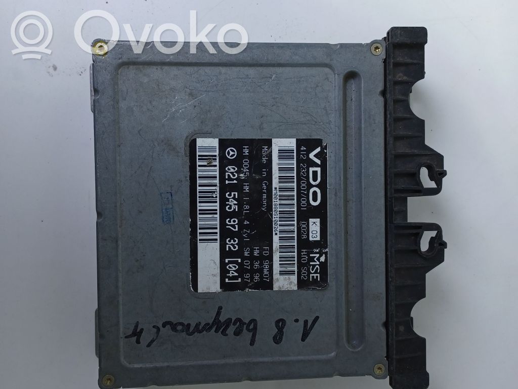 Mercedes-Benz E W212 Engine control unit/module 