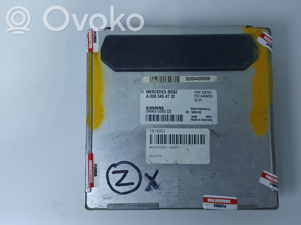 Mercedes-Benz C W203 Engine control unit/module 
